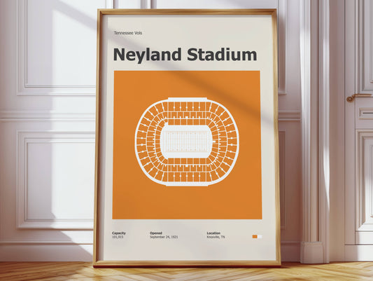 Neyland Stadium Printable 6-Poster Bundle – Tennessee Vols Football Wall Art (Instant Digital Download)